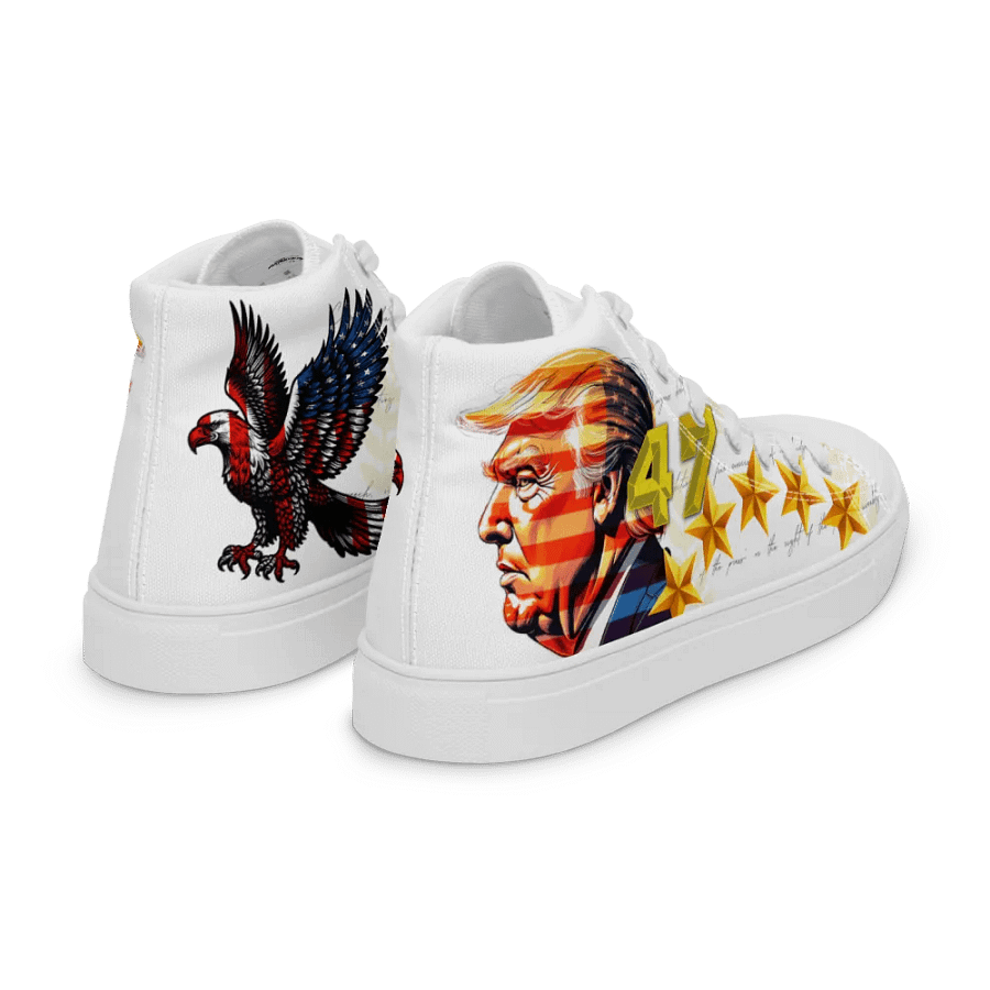 PRESIDENTIAL 1 High Top Trump Sneakers Men's Comfortable Breathable 47 Elect Shoes product image (7)