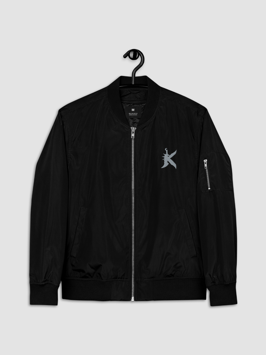 Killakris Faux Leather Bomber Jacket product image (3)