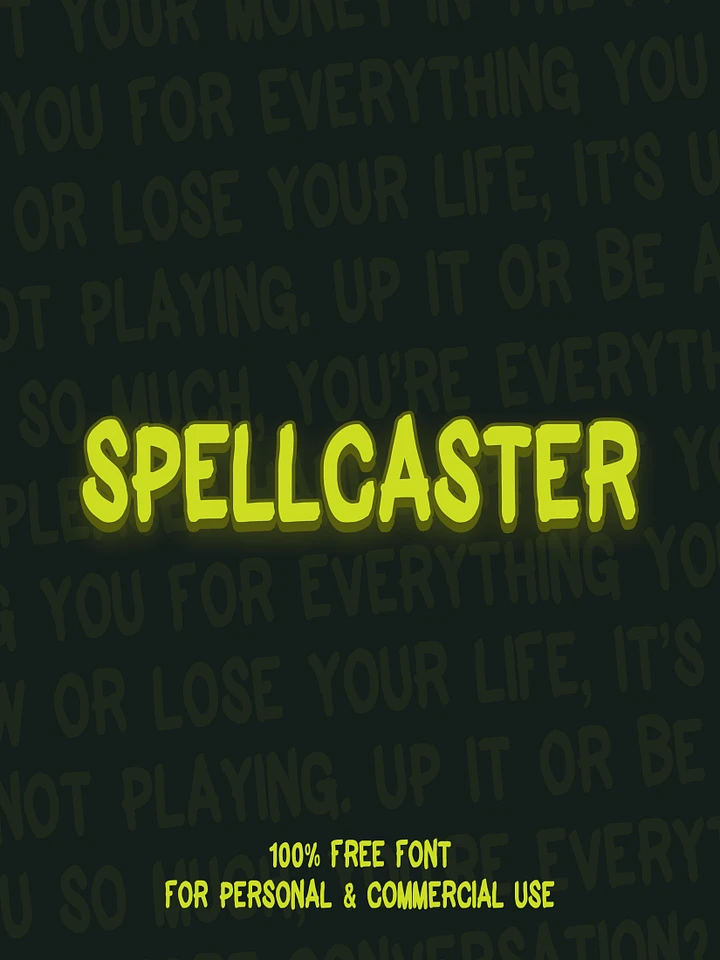 SPELLCASTER FONT (FREE) product image (1)