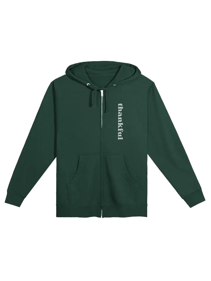 thankful zip up hoodie product image (1)