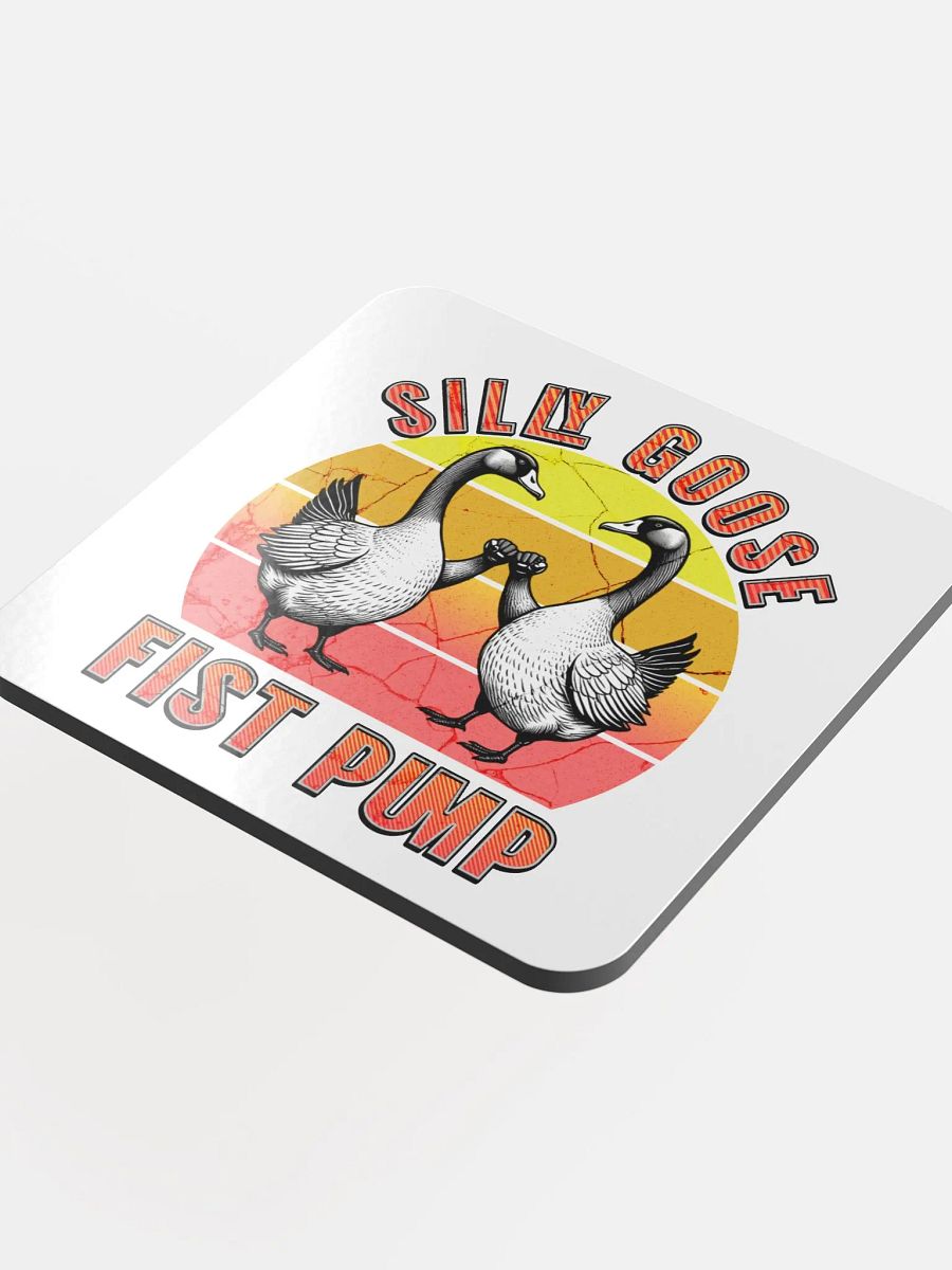 Silly Goose Fist Pump Cork Coaster product image (4)
