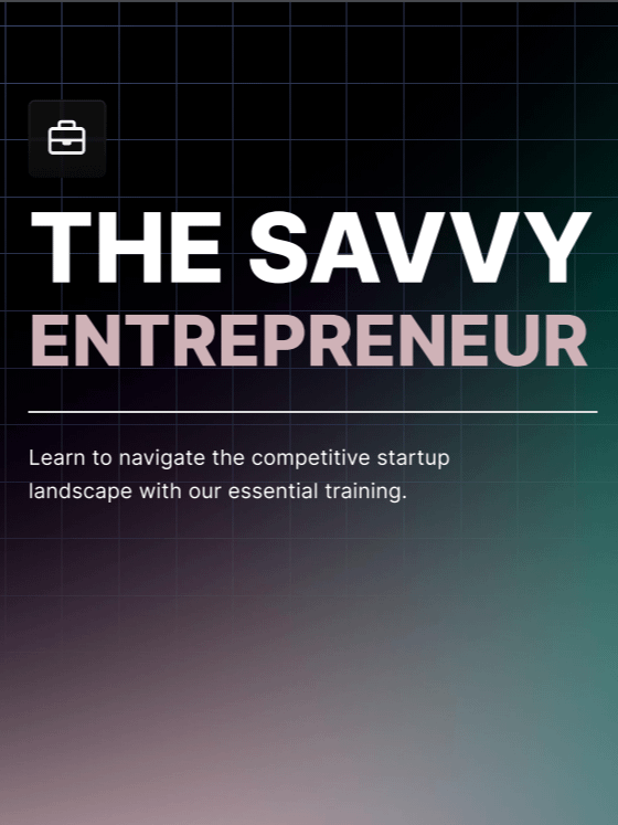 The Savvy Entrepreneur product image (1)