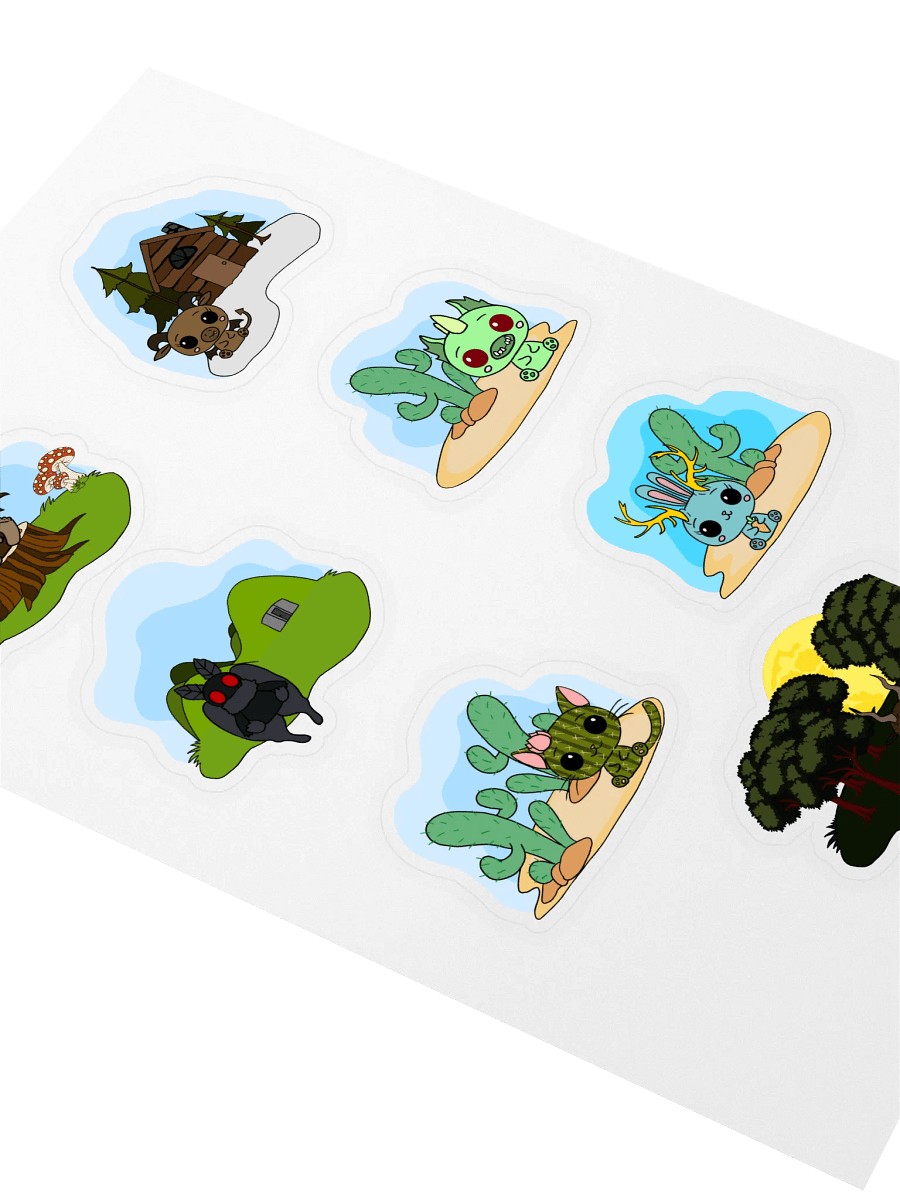 Cryptikids Sticker Sheet 1 product image (2)