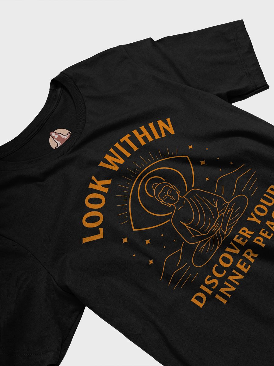 Look Within - Discover Your Inner Peace | Premium Motivational T-Shirt product image (3)