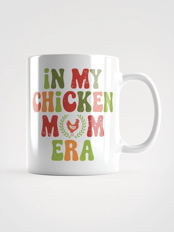 Colorful Chicken Mom Era Mug product image (2)
