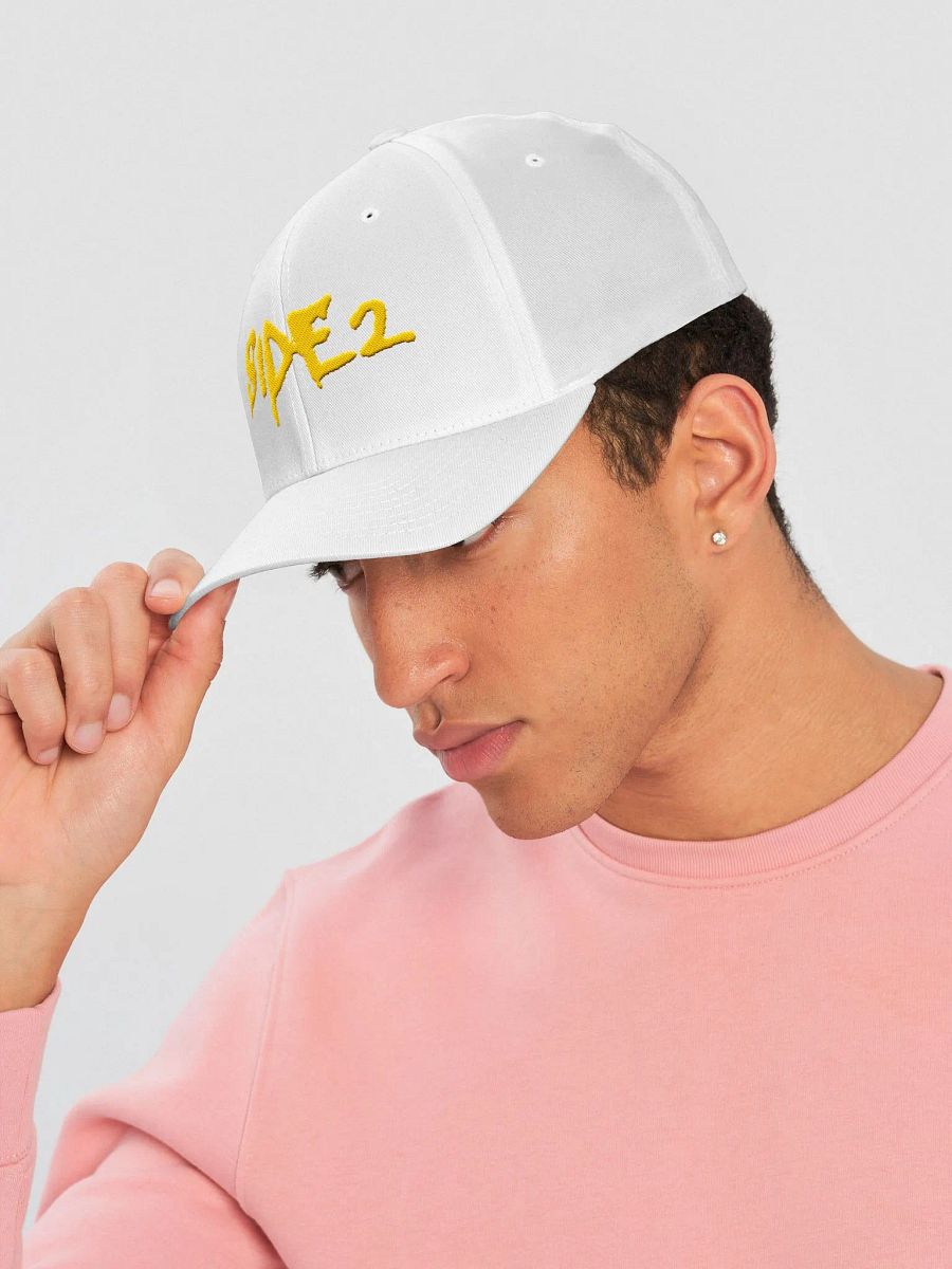 Side2/Kick Fitted Hat White/Gold product image (6)