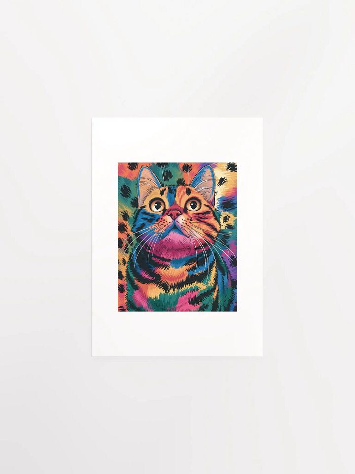 Colorful Cat Looking Up product image (1)
