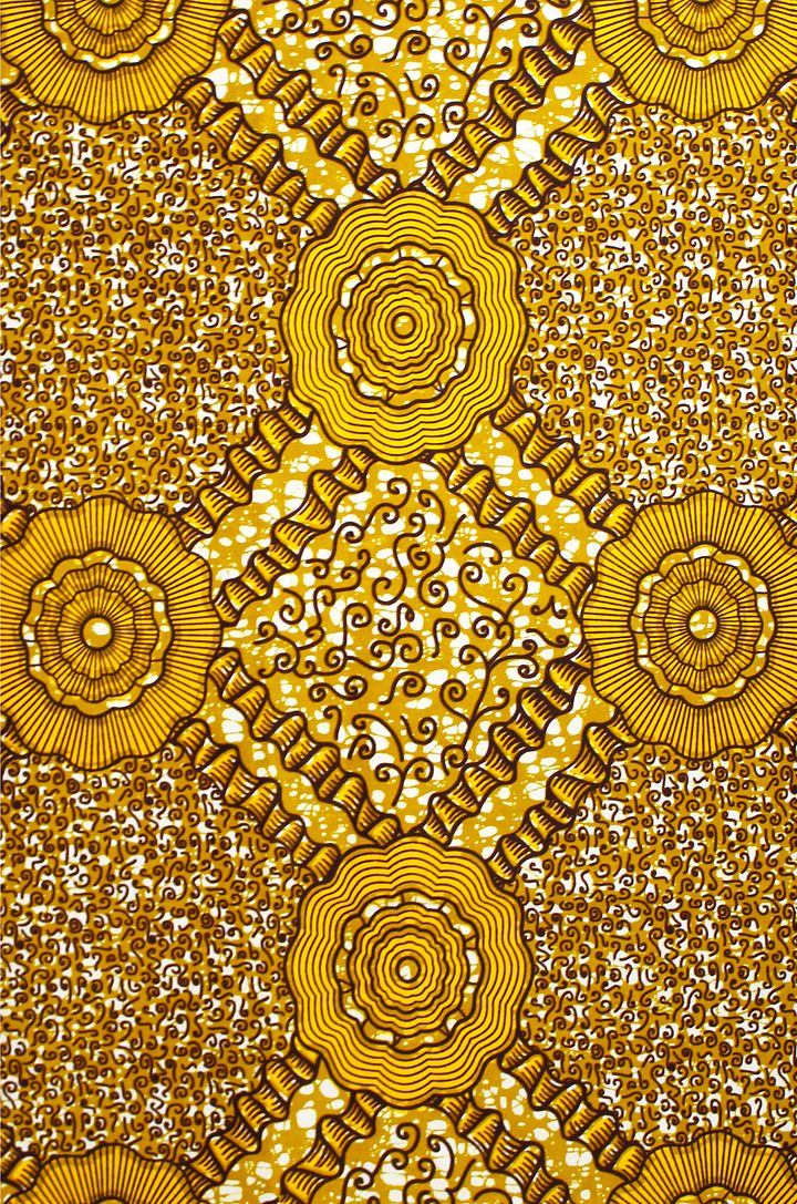 Tessuto Wax Print - Design Mandala - cod.574/B product image (1)