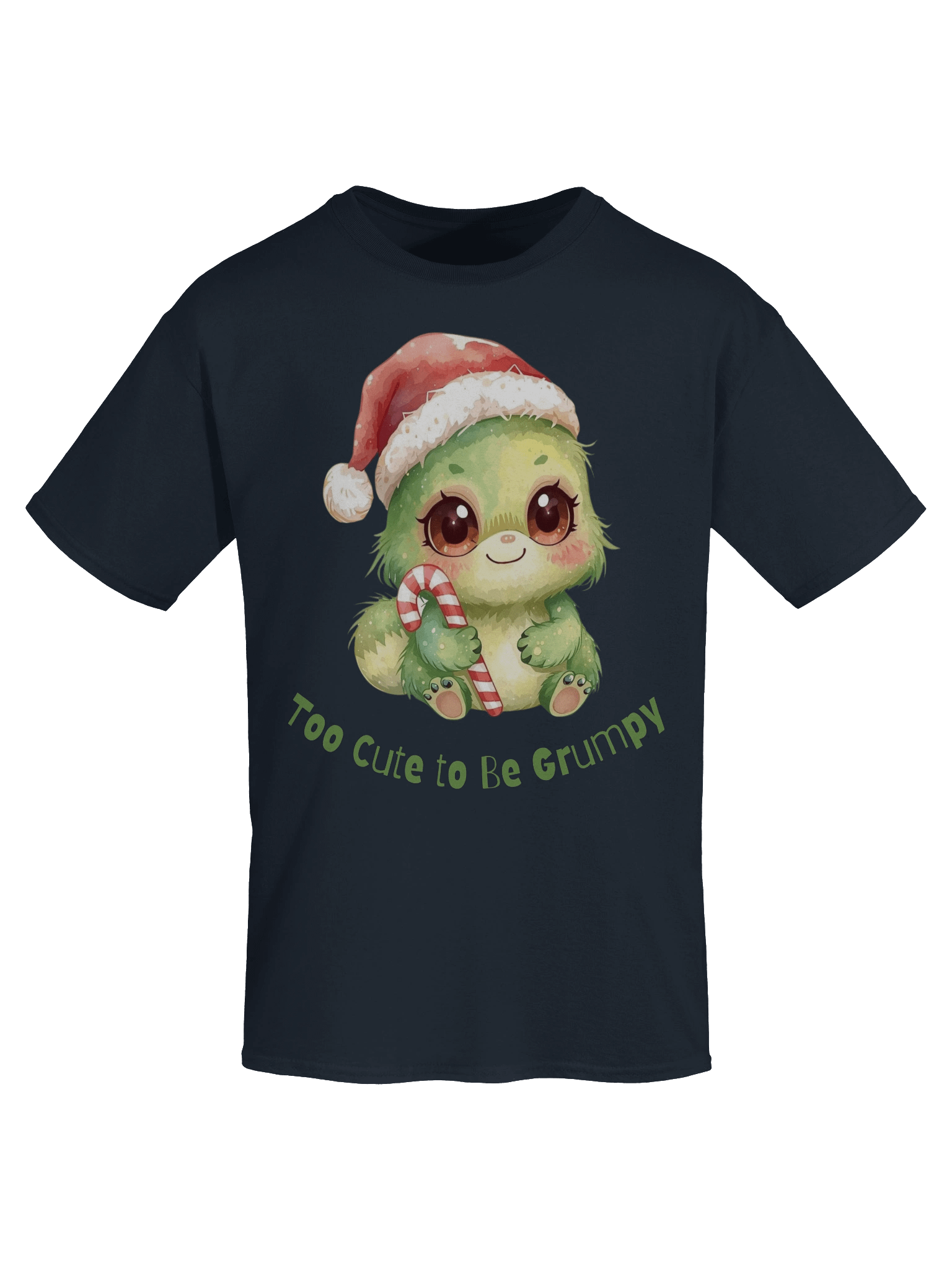 Too Cute to Be Grumpy Holiday Tee product image (67)