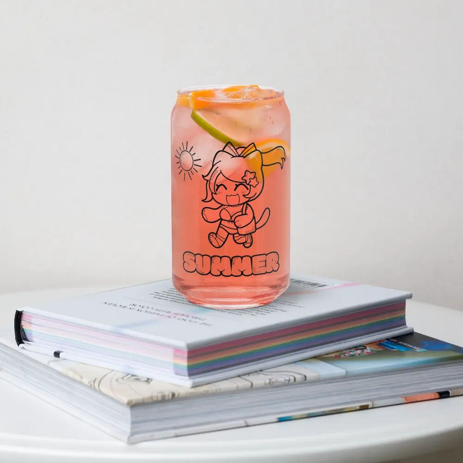 Summer Time Glass Cup product image (34)