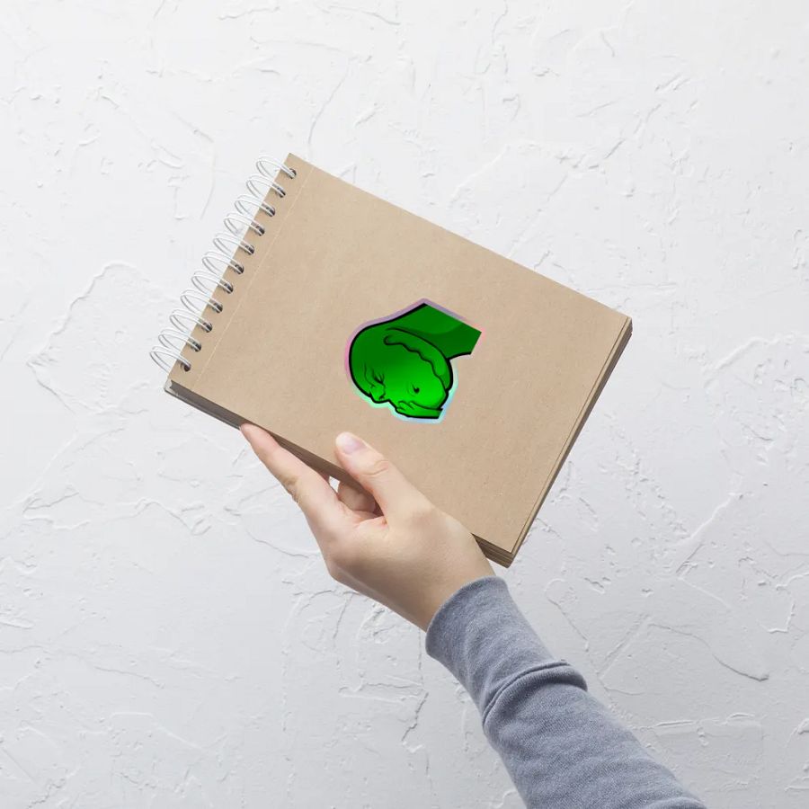 Vella Face palm Holo Sticker product image (9)