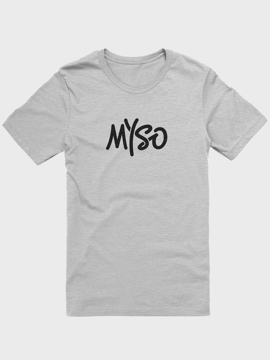 MYSO Grey T-shirt with Black Solo Logo product image (1)
