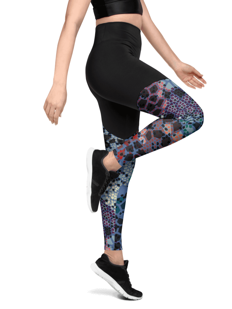 Stained glass-Sports Leggings product image (5)