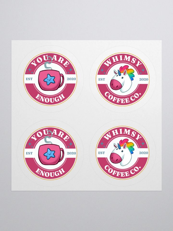 Whimsy Coffee Co Sticker Sheet product image (1)