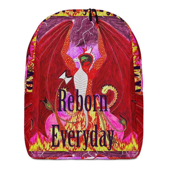 Fire Phoenix Dragon All-Over Backpack product image (1)