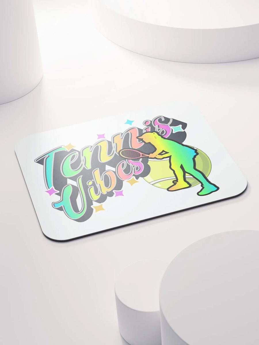 Tennis Vibes Female Neon Mouse Pad product image (4)