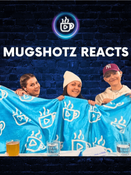 Mugshotz Reacts Cozy Blanket - Official Channel Throw As Seen On Screen | Soft Velveteen Fandom Comfort in 3 Sizes product image (1)