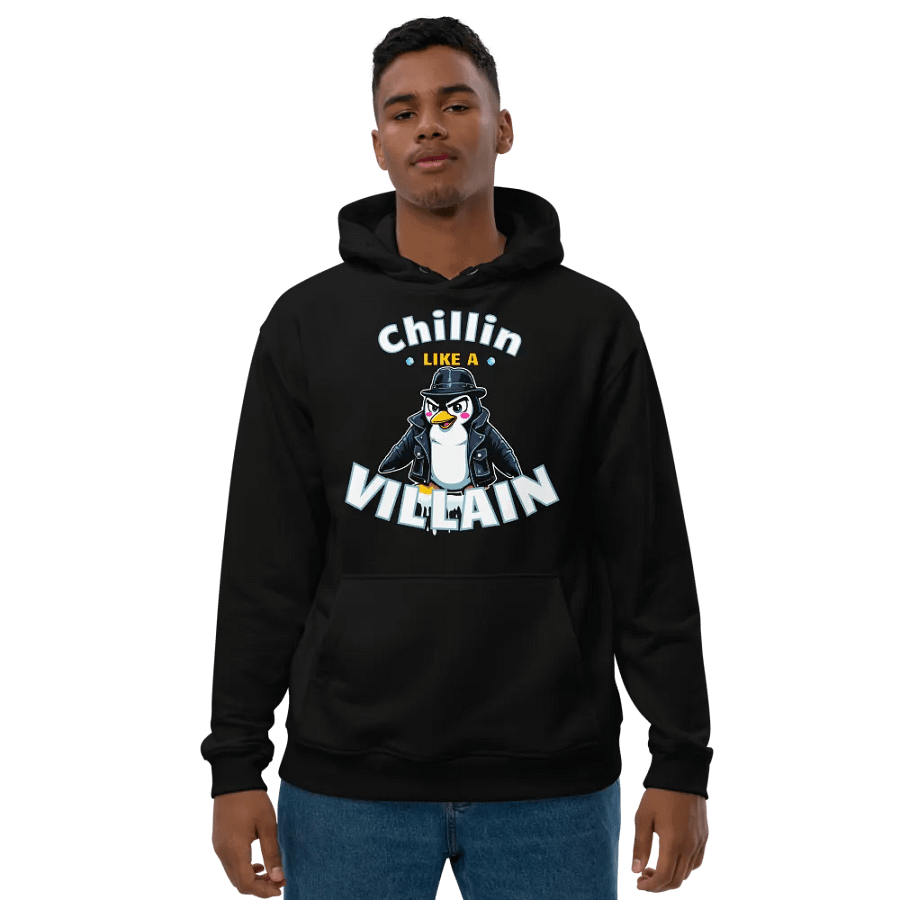 Chillin' Villain Penguin Eco Hoodie product image (1)