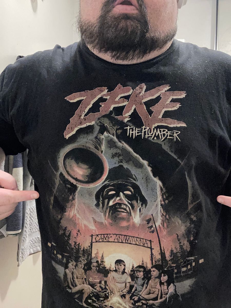 OG ZEKE THE PLUMBER 3XL SIGNED 1st Print 2013 FRIGHT RAGS NIGHTMARE TEE + AUTOGRAPHED PHOTO product image (3)