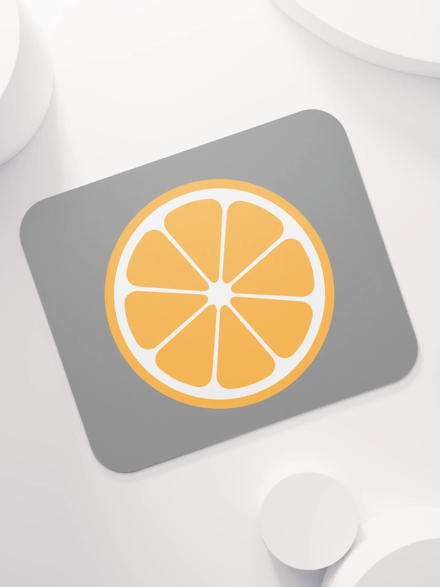 MIKAN Mouse Pad (Orange × Gray) product image (7)