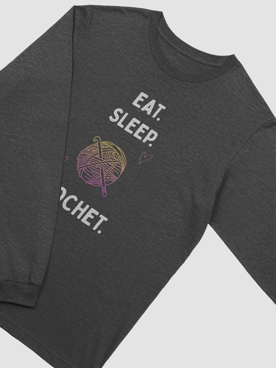 Colorful Yarn Crochet Hook Long Sleeve Tee product image (3)