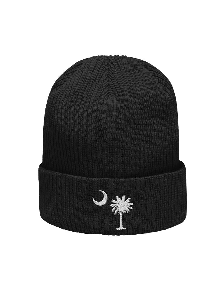 South Carolina Palmetto State Embroidered Organic Beanie product image (4)
