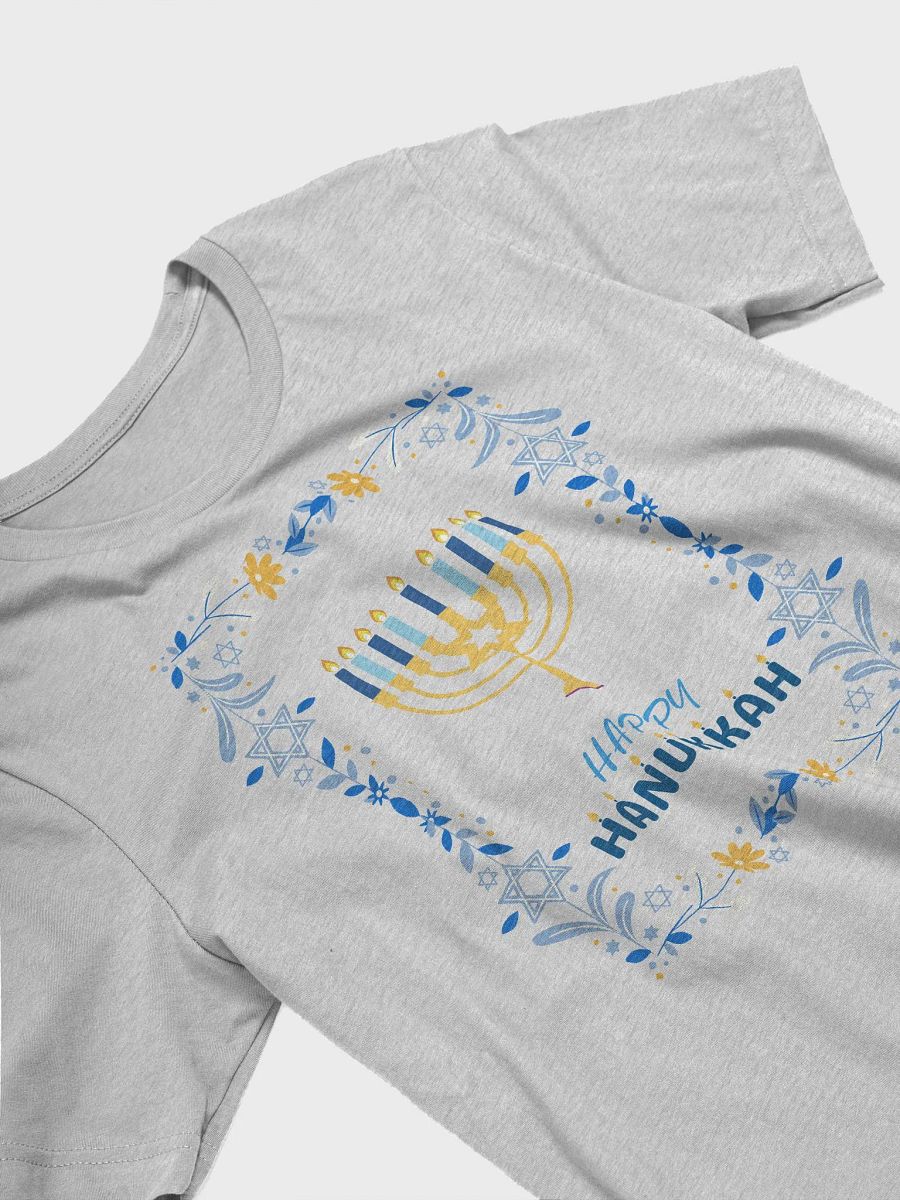 Festive Hanukkah Menorah Adult T-Shirt product image (21)
