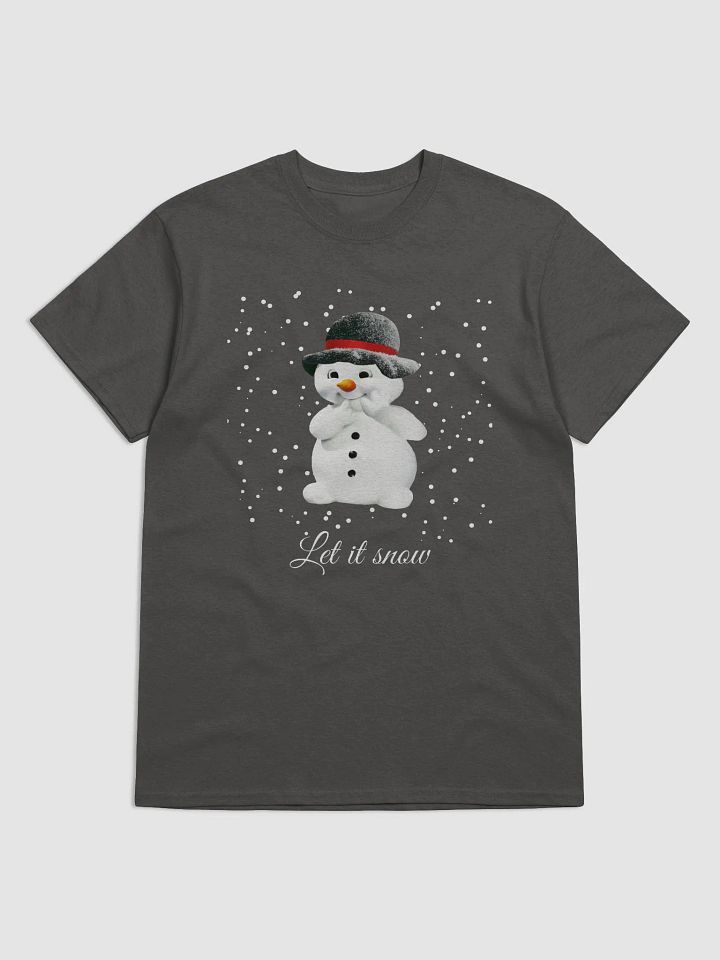 Niedlicher Schneemann | Let it Snow | Weihnachtsgeschenk T-Shirt product image (1)