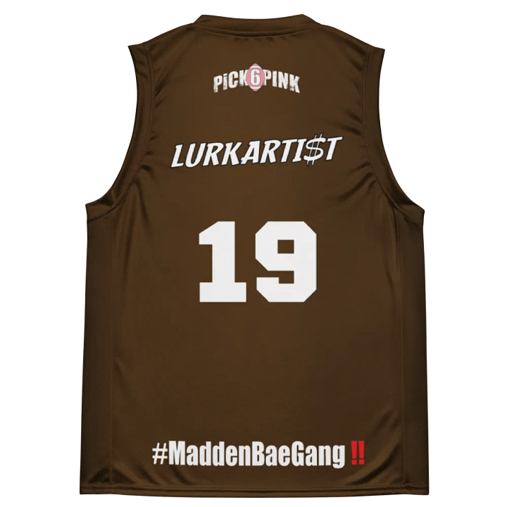 MaddenBae Gang Jersey 👨‍🎨 (Brown + White Logo) product image (2)