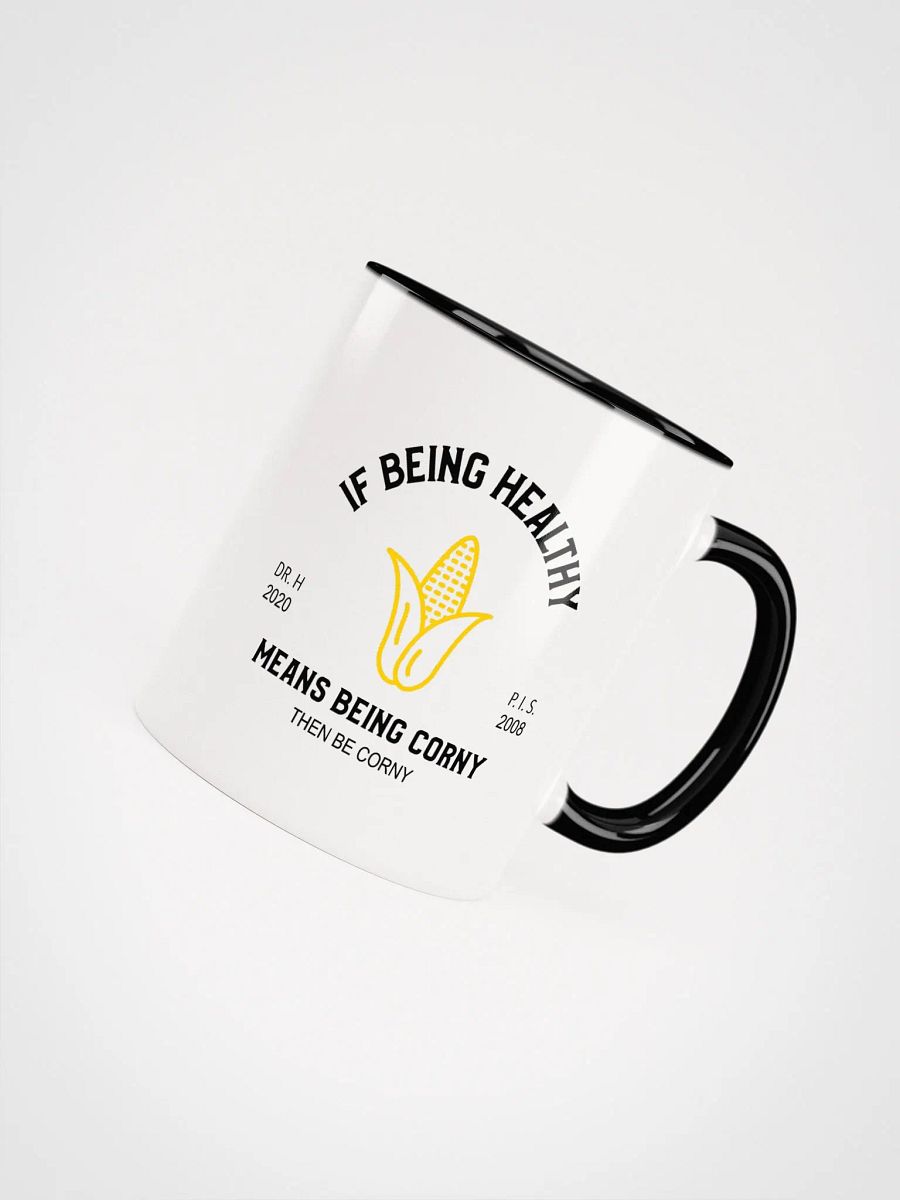 Corny Is Healthy - Mug with Color Inside product image (4)