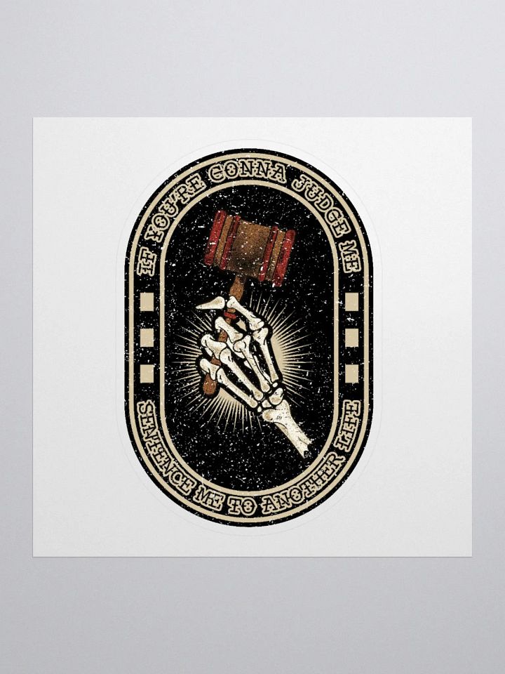 it's not a war, it's not a rapture - die cut sticker product image (1)