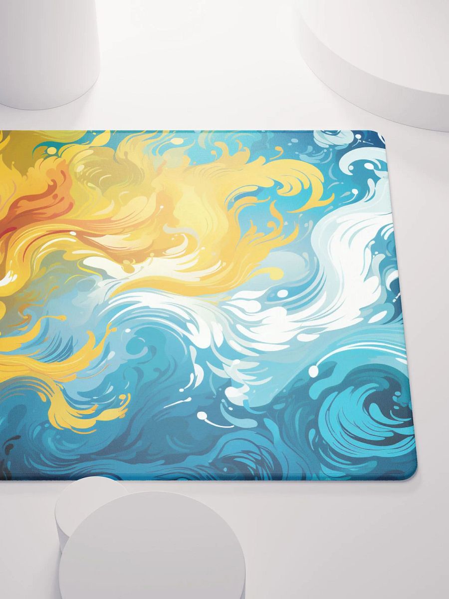 Waves of Fire and Water Mouse Pad product image (5)
