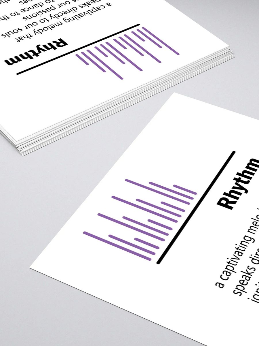 rhythm Sticker - purple line product image (10)
