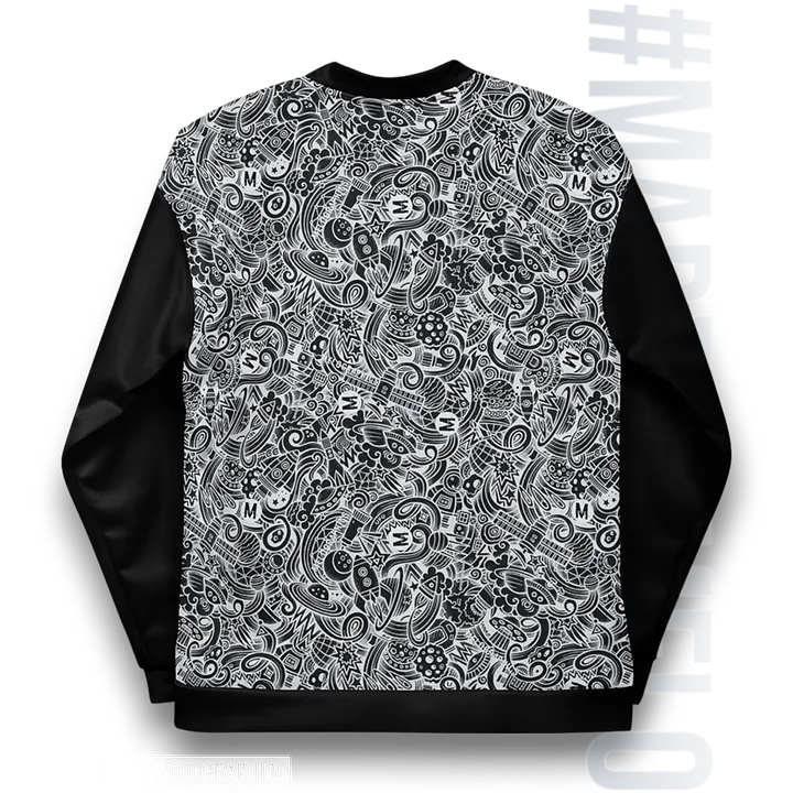 Dark Space Scribble - Ultimate Bomber Jacket | #MadeByMELO product image (2)
