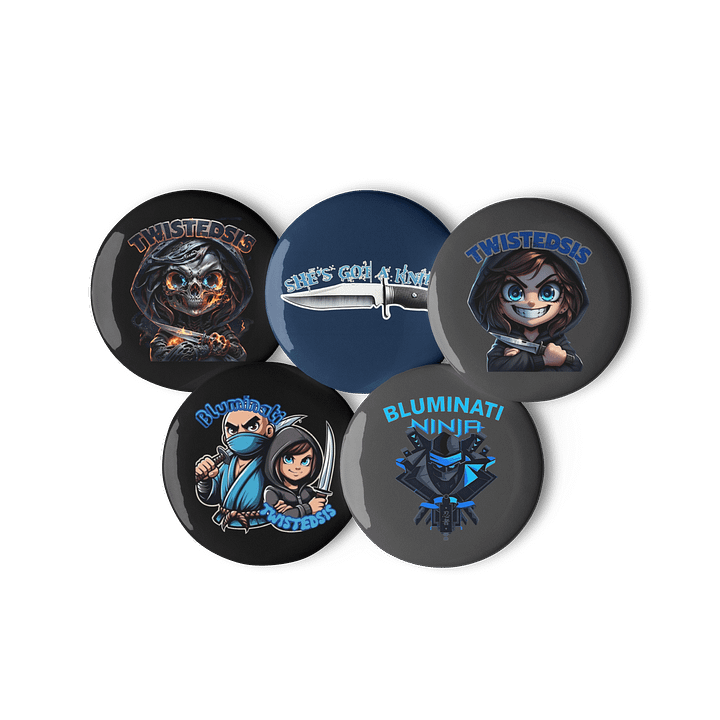 Blu and Twisted Pin set product image (3)