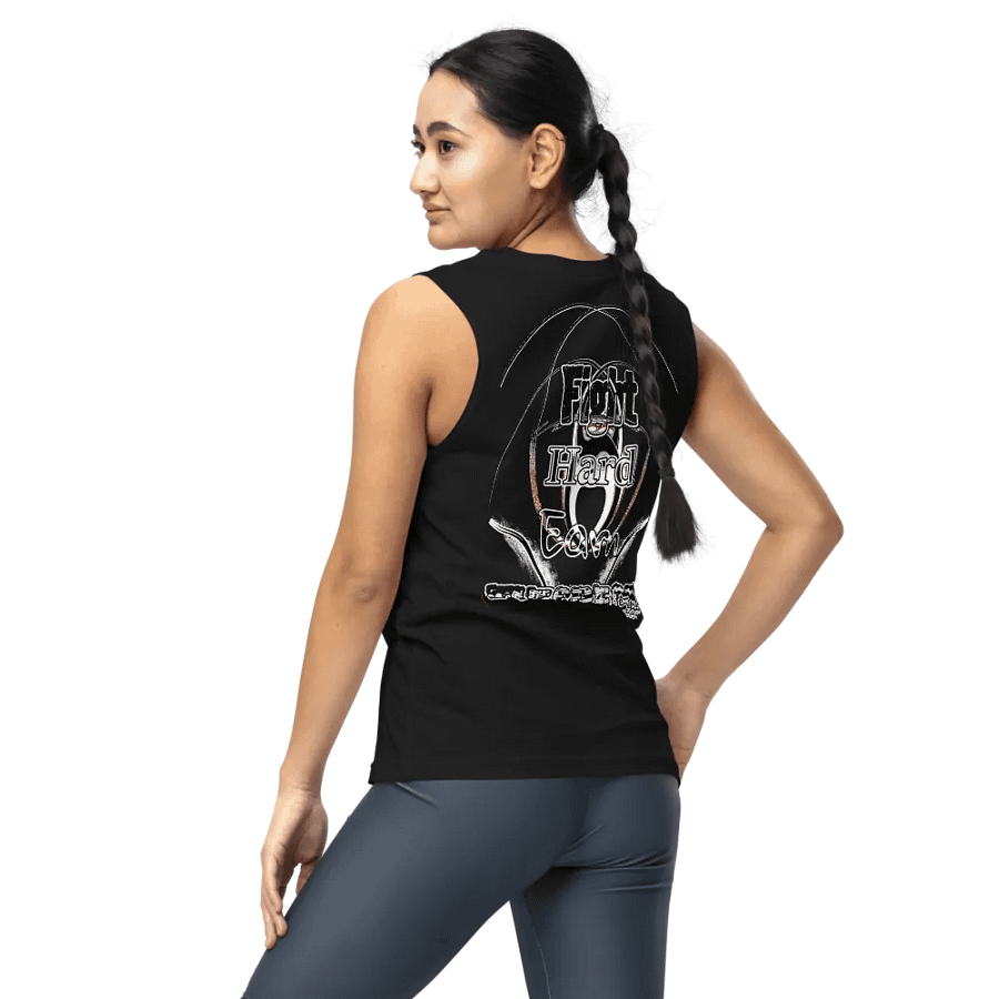 Fight Hard Earn Respect - Embroidered - Muscle Tank product image (8)
