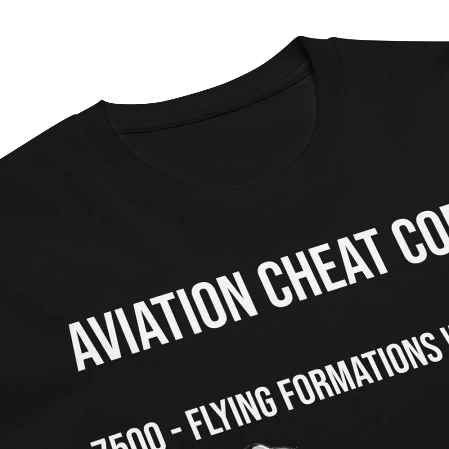 Aviation Cheat Codes, Fighter Jet T-Shirt product image (4)