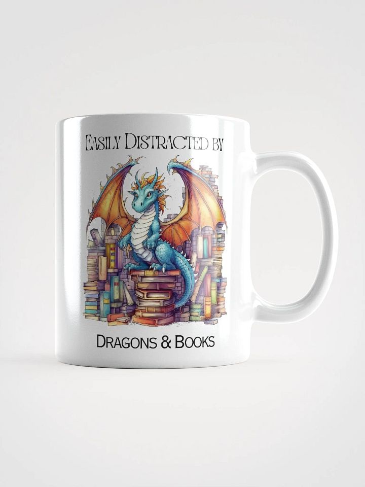 Dragon and Book Lover Mug product image (1)