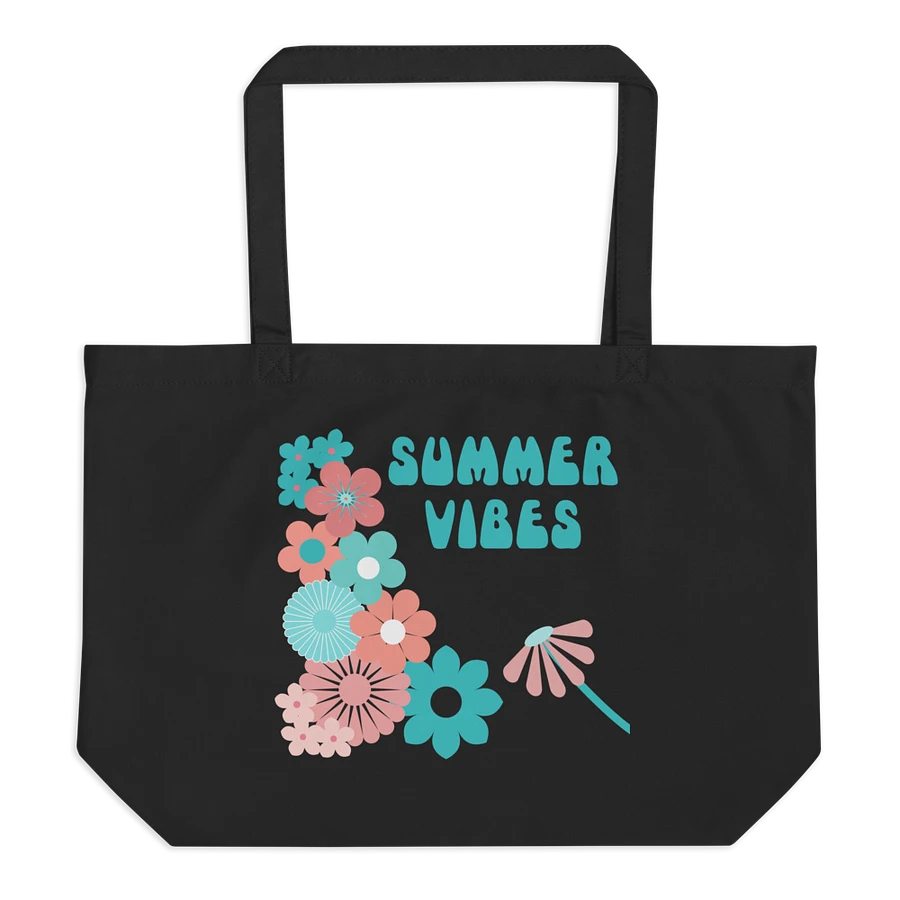 Summer Vibes Eco-Friendly Large Tote Bag product image (2)