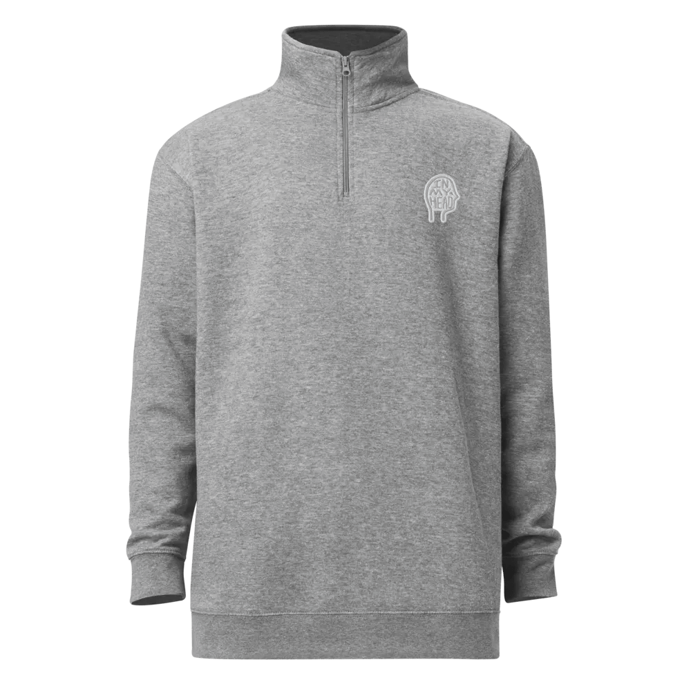 In My Head (grey bubble design) embroidered quarter zip product image (8)