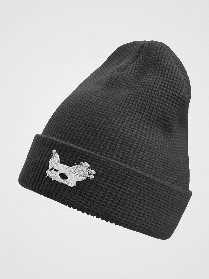 Bat Skull Waffle Beanie product image (2)