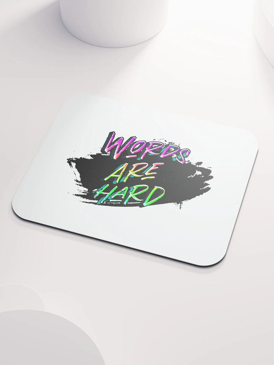 Synisisms Collection - Words Are Hard Mouse Pad product image (3)