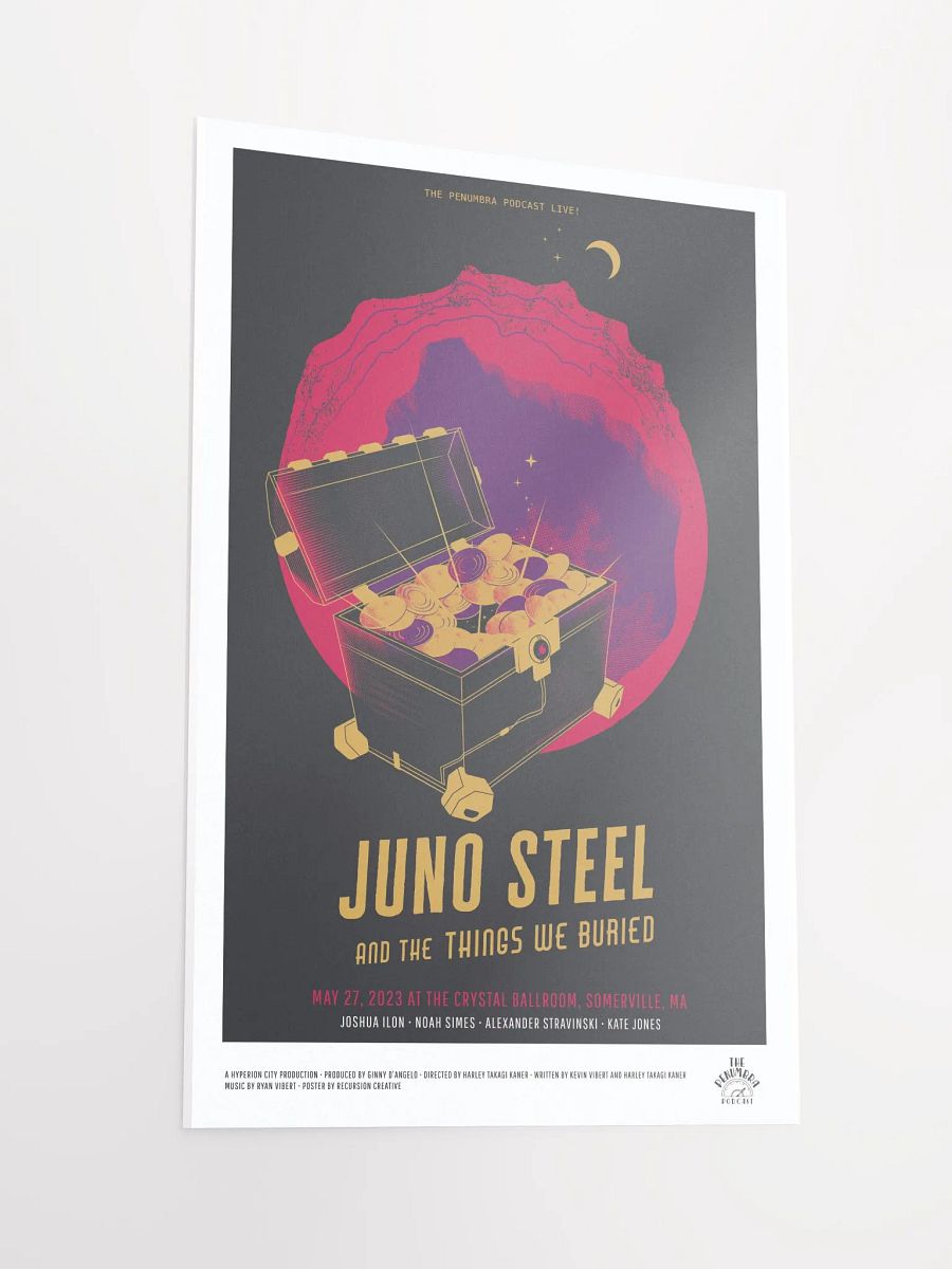 Juno Steel and the Things We Buried LIVE Show Poster product image (2)