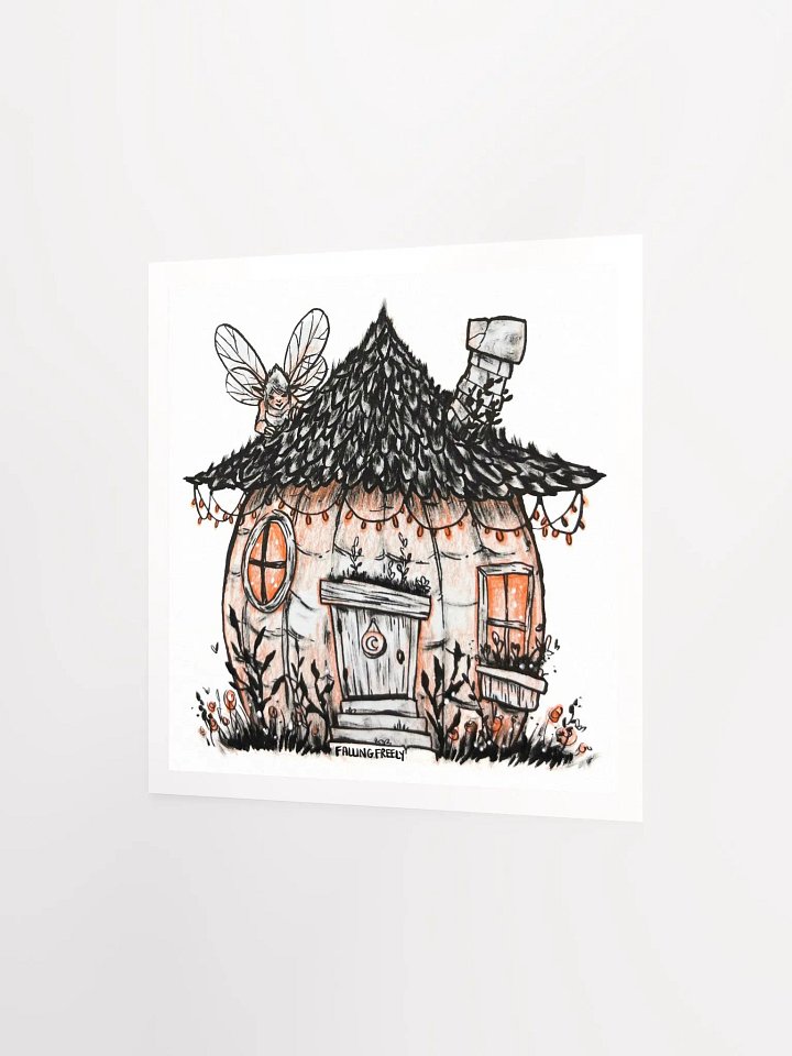 Enchanted Pumpkin House Art Print product image (2)