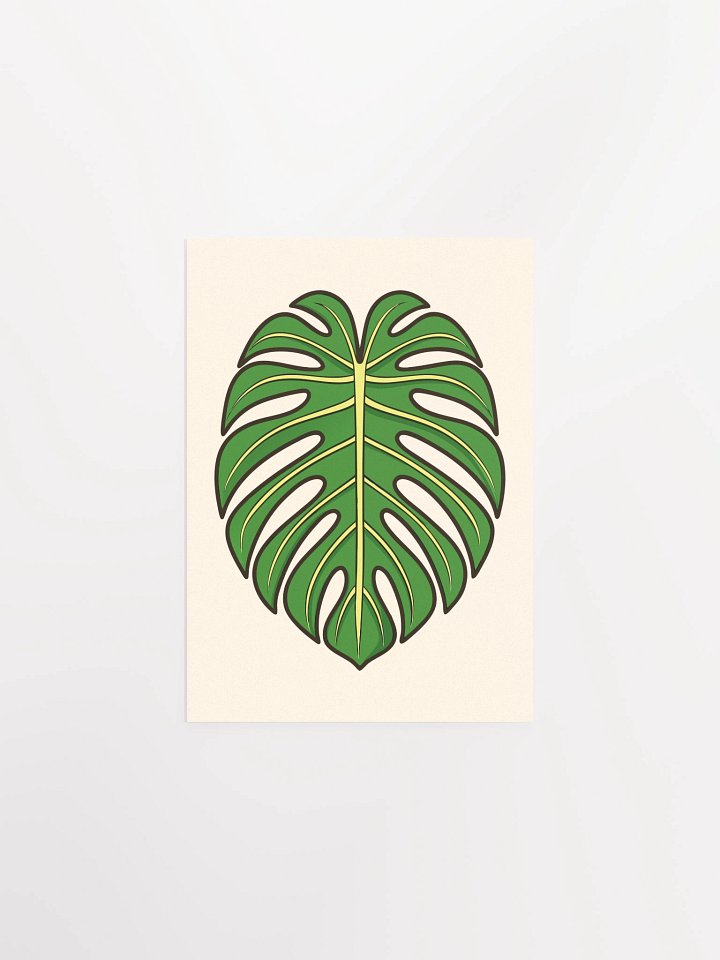 Monstera Leaf Enhanced Matte Poster product image (5)