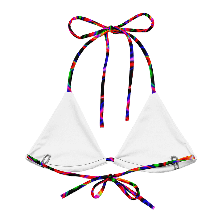 Psychedelic Wave String Bikini Top product image (2)