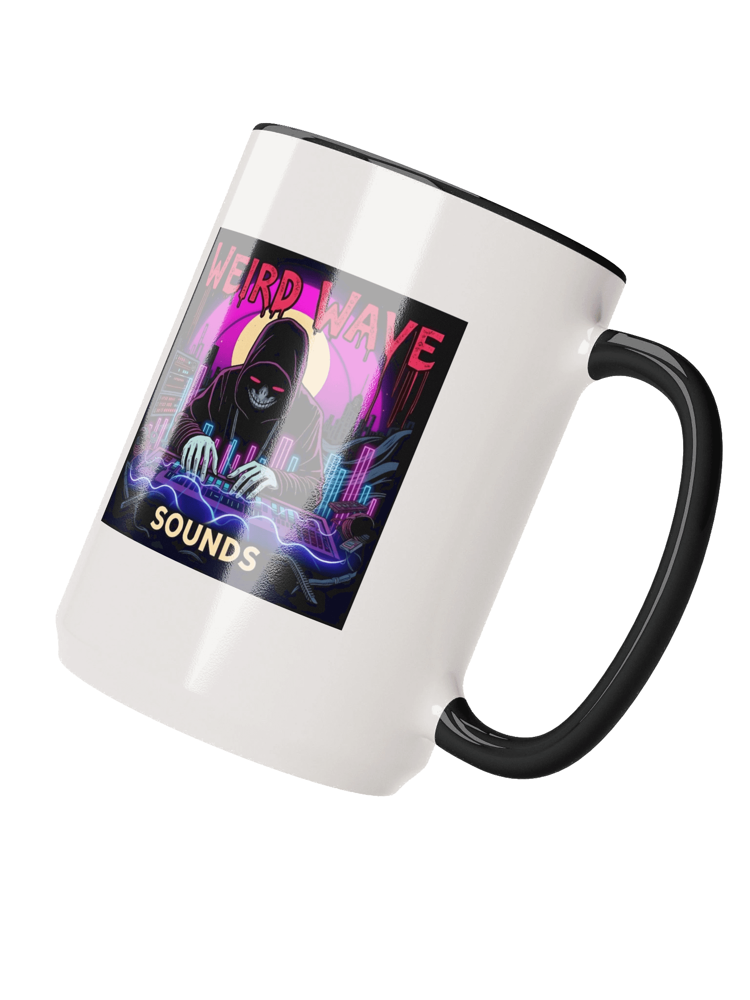 Weird Wave Sounds Duality Mug- 15 oz product image (3)