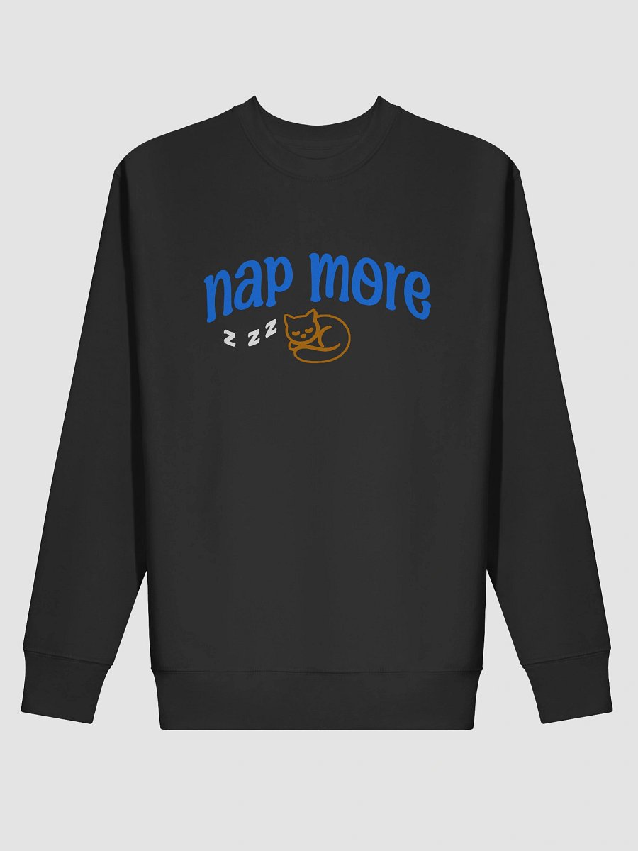 Nap More Cozy Cat Sweatshirt product image (9)