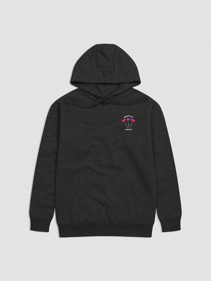 Sucker For Smut Embroidered Hoodie White Logo product image (1)