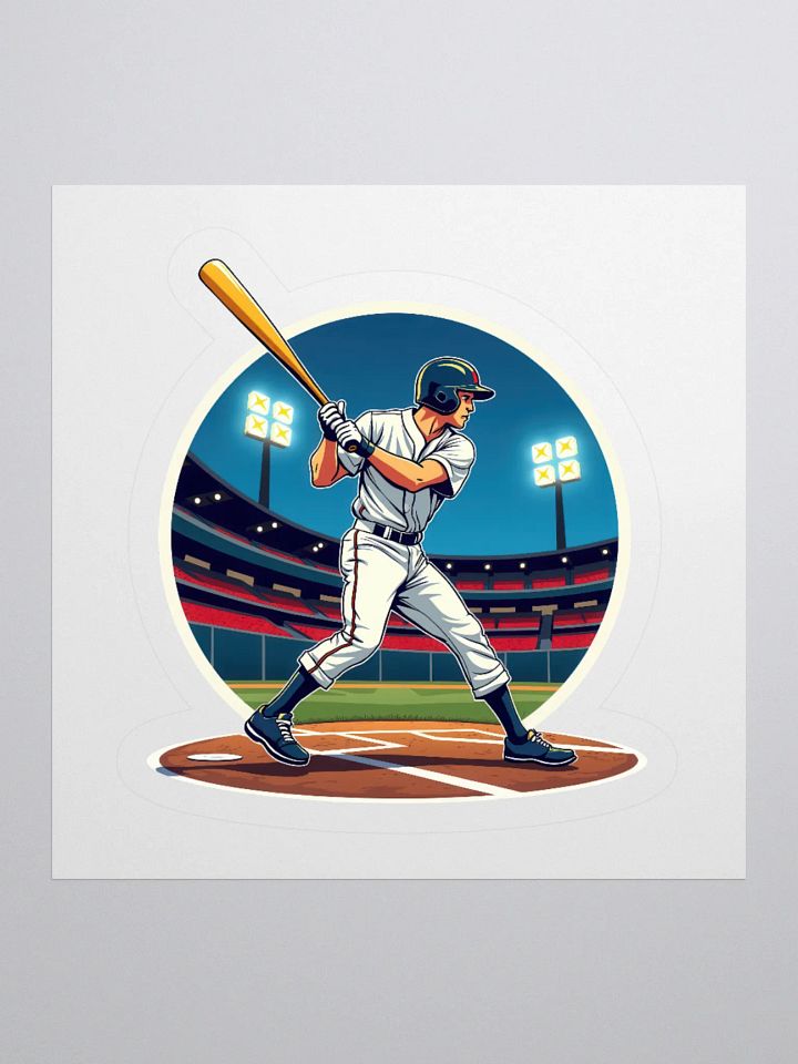 Grand Slam Baseball Player Sticker Set product image (1)